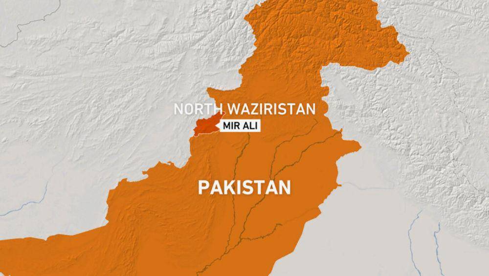 Peta lokasi serangan terbaru di Waziristan Utara. (Twitter.com/TSC International News)