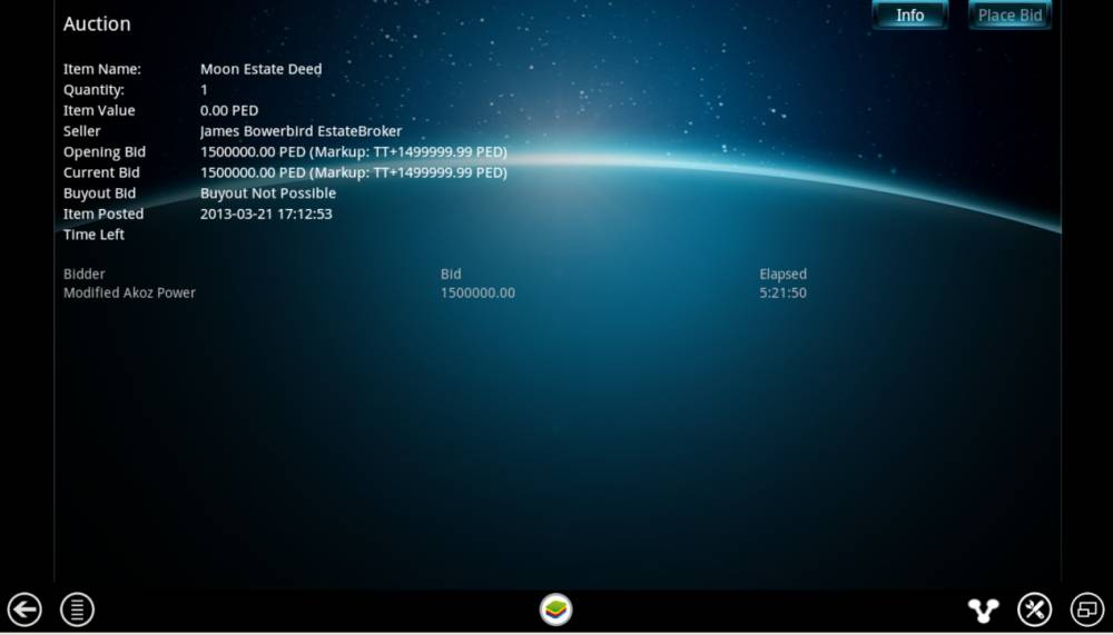 Pembelian Bulan di Entropia. entropiaplanets.com