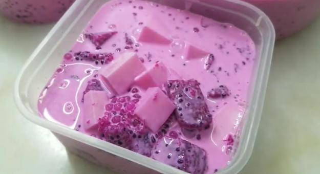 Resep Dragon Fruit Sago yang Manis dan Sehat Tanpa Pewarna Buatan