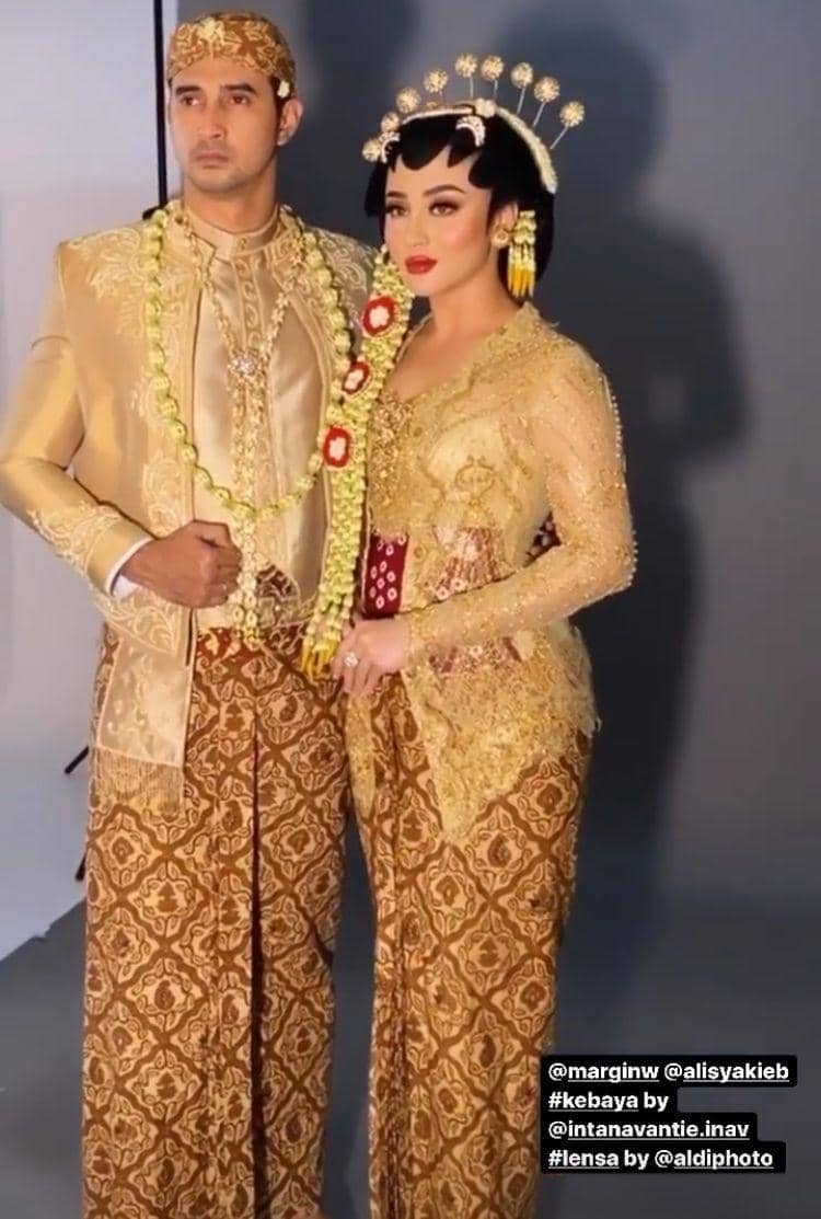 Ali Syakieb dan Margin pemotretan ngunduh mantu. instagram.com/bennusorumba