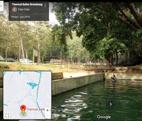 Pemandian air panas Brumbung. Googel Maps