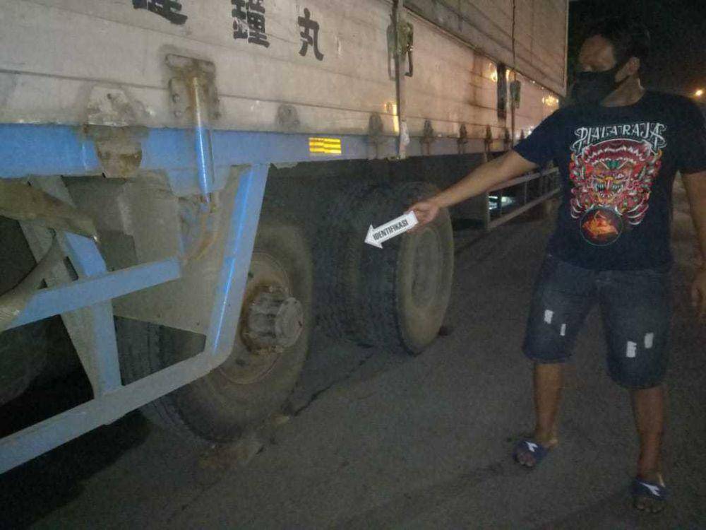Ban truk meledak dan tewaskan satu orang. Dok. Istimewa
