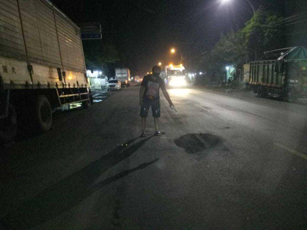 Ban truk meledak dan tewaskan satu orang. Dok. Istimewa