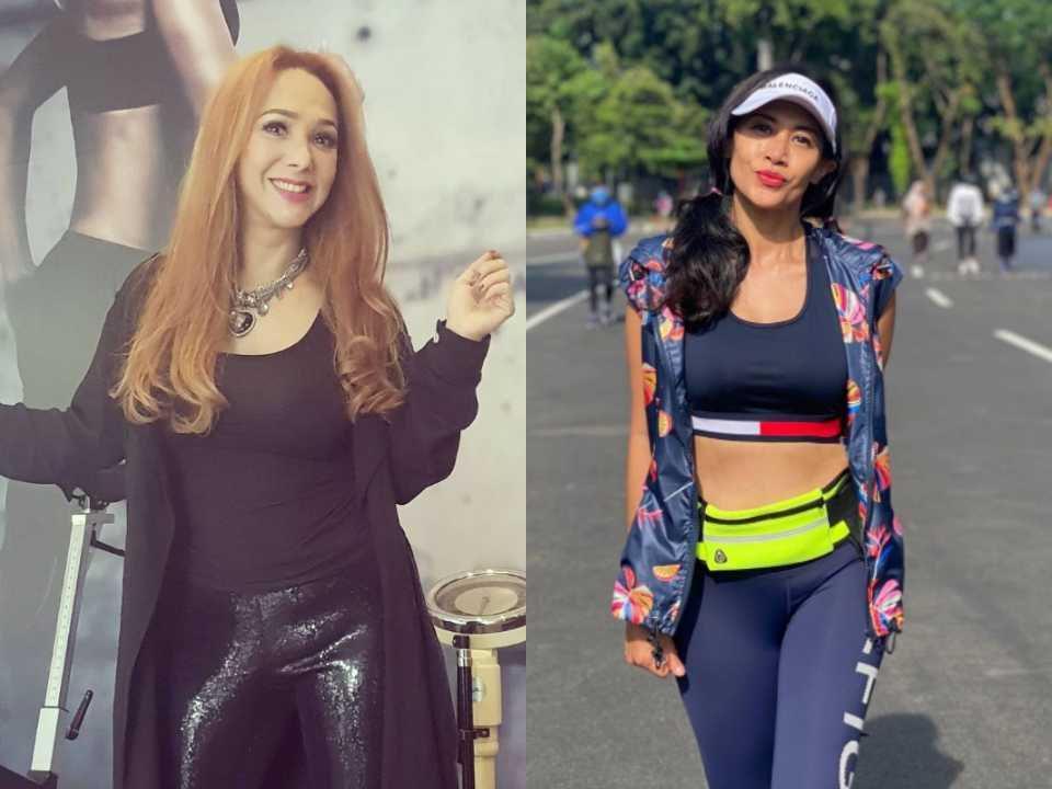 Bugar di Usia 50 Tahun, 10 Adu Gaya Kiki Fatmala Vs Diah Permatasari