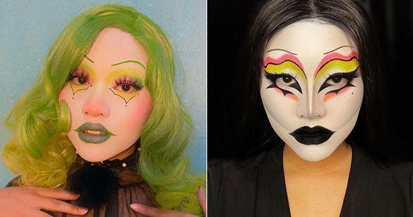 Siap Rilis Single, 10 Potret Naja dengan Makeup Karakter Kerennya!