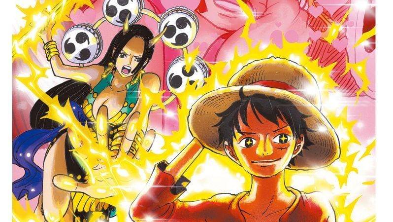 Ilustrasi Boa Hancock jika memakan Goro Goro no Mi. (Shueisha/One Piece Magazine Vol. 11)