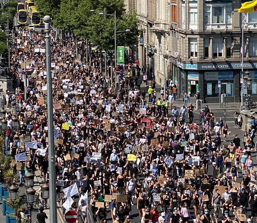 Pendemo Anti Lockdown di Dublin, Irlandia Dikenai Sanksi Hukum