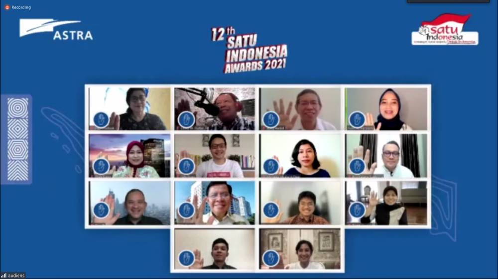 Kick-off 12th SATU Indonesia Awards 2021 yang diselenggarakan oleh Astra. 2 Maret 2021. IDN Times/M. Tarmizi Murdianto