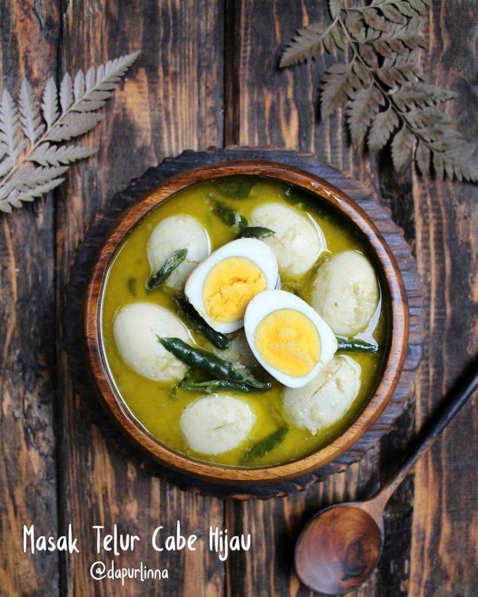 Resep Telur Masak Cabe Hijau, Gurih Pedasnya Bikin Gak Bisa Berhenti