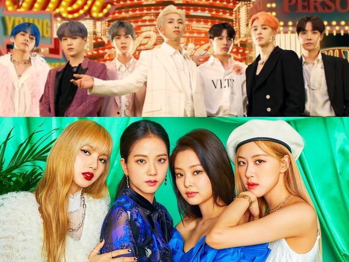 BTS dan BLACKPINK (alkpop.com)