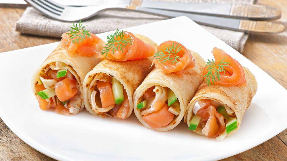 Resep Salmon Pancake Rolls yang Cocok untuk Menu Sarapan, Sehat!