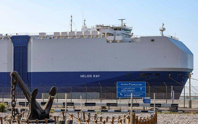 Kapal kargo Israel Helios Ray. instagram.com/cowrynews/