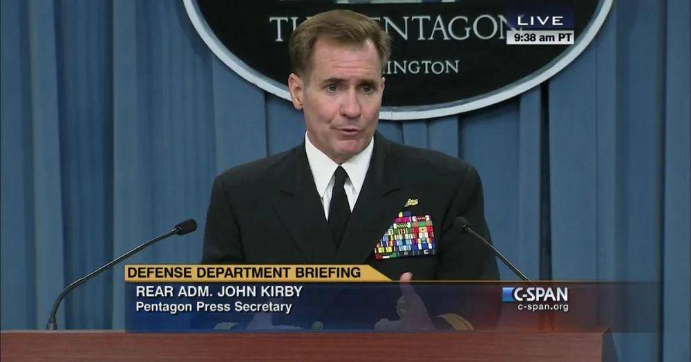John Kirby, Sekretaris pers Pentagon. (Twitter.com/Kevin Baron)