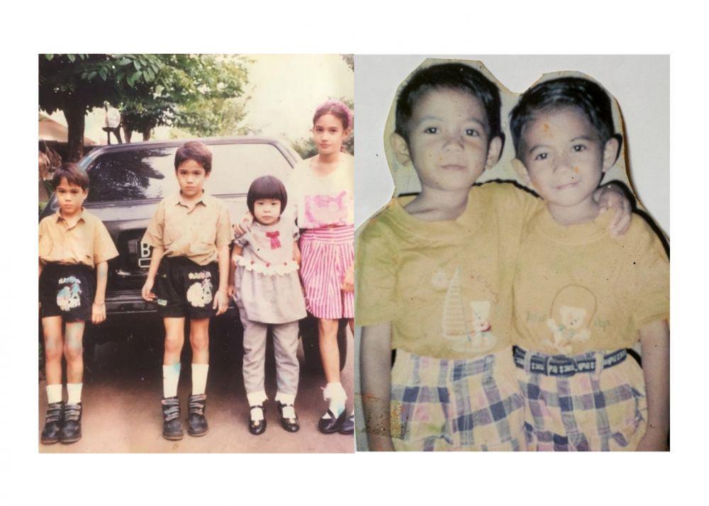 9 Potret Masa Kecil Artis dan Kakak Adiknya, Arya Saloka Gemas Banget!