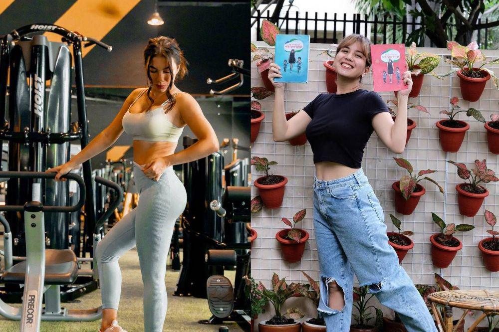 Jadi Sorotan, 9 Potret Body Goals Tya Ariestya Vs Yulia Baltschun