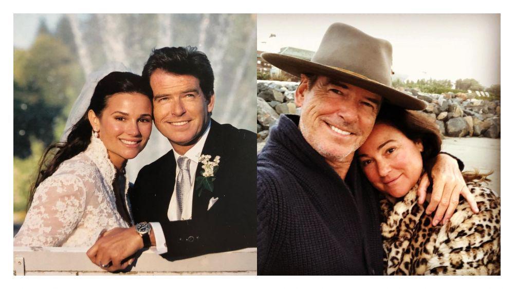 10 Potret Harmonis Pierce Brosnan dan Istri, Genap 27 Tahun Bersama!