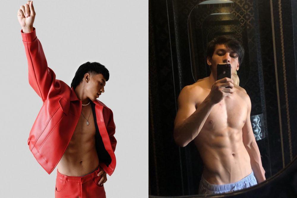 10 potret perut sixpack jefri nichol, bak roti sobek!  