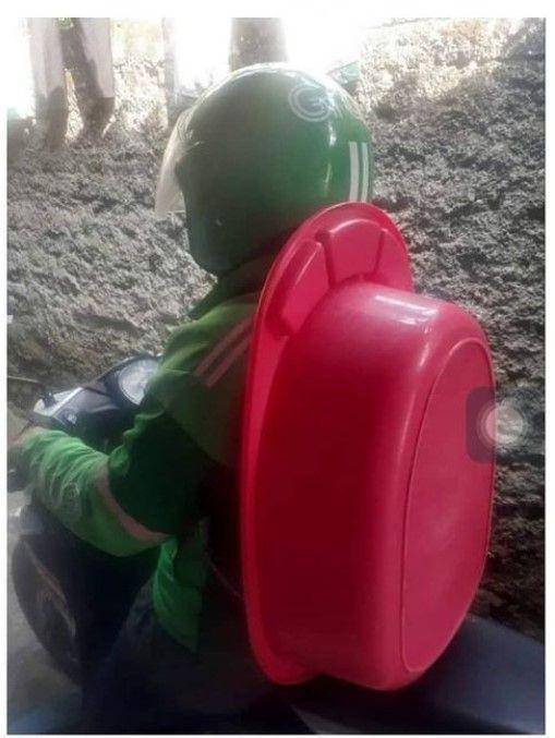 barang terkocak yang dikirim pakai ojol (instagram.com/lambeonlen)