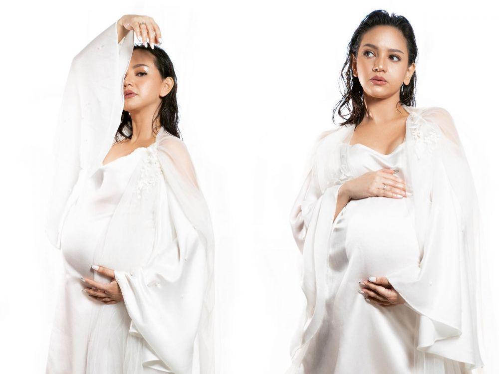 10 Potret Baby Bump Angelica Simperler, Segera Melahirkan Anak Pertama