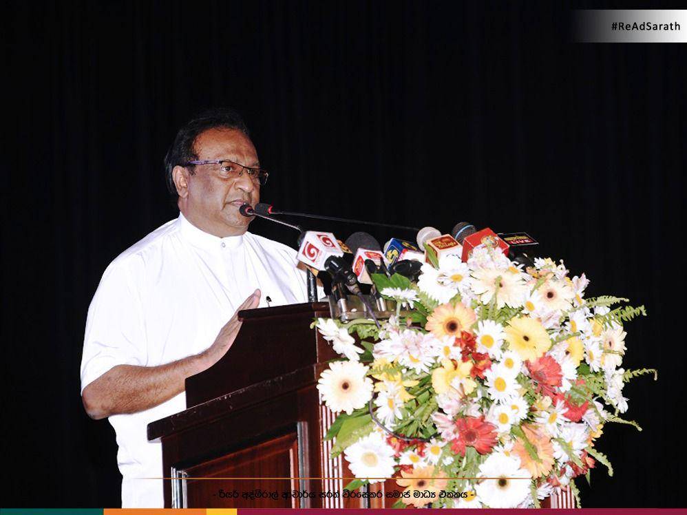 Sarath Weerasekera, Menteri Keamanan Publik Sri Lanka. (Twitter.com/Sarath Weerasekera)