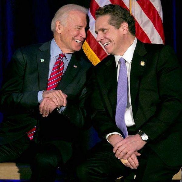 Presiden Amerika Serikat, Joe Biden, dan Gubernur New York, Andrew Cuomo. (Instagram.com/nygovcuomo)