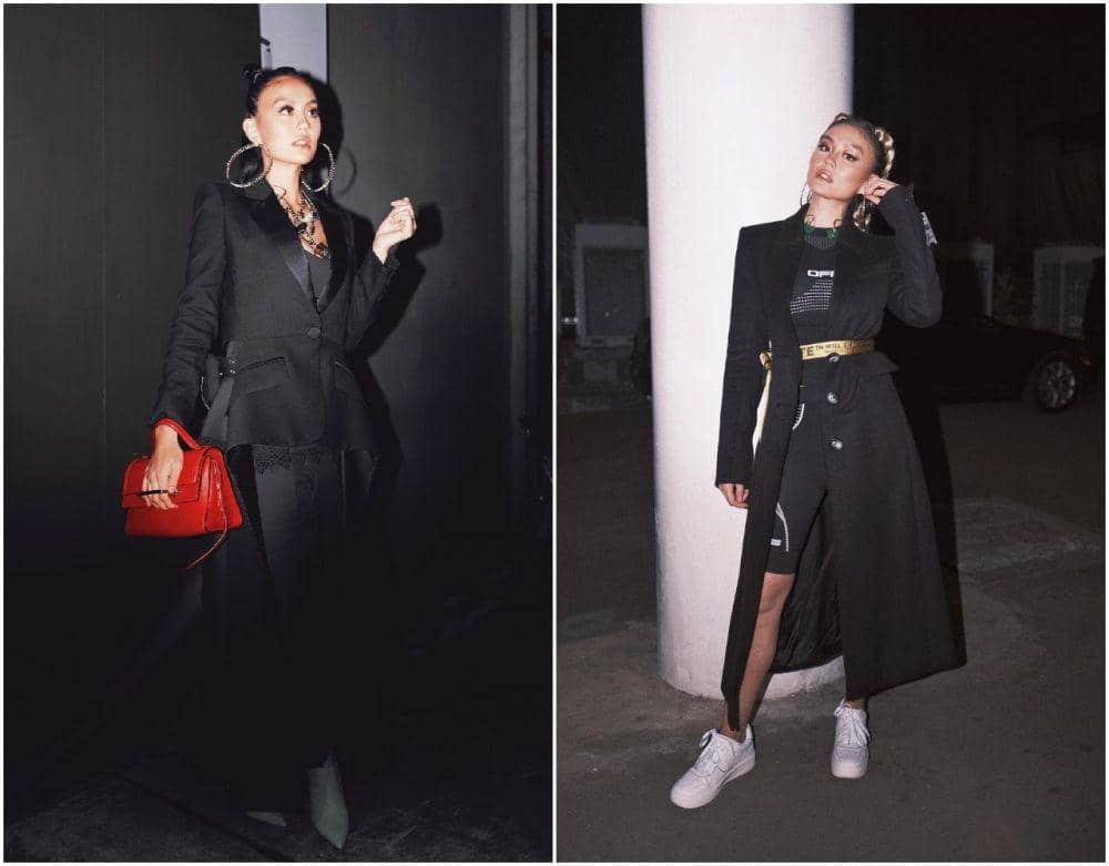 9 Inspirasi Busana Bernuansa Hitam ala Agnez Mo, Kasual hingga Edgy!