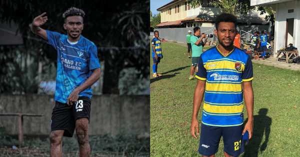 Foto pemain trial PSM Makassar untuk Piala Menpora 2021, Yance Sayuri dan Ferdinand Ayomi. (Instagram.com/yan_sayuri23 - Instagram.com/ferdinanferry15)