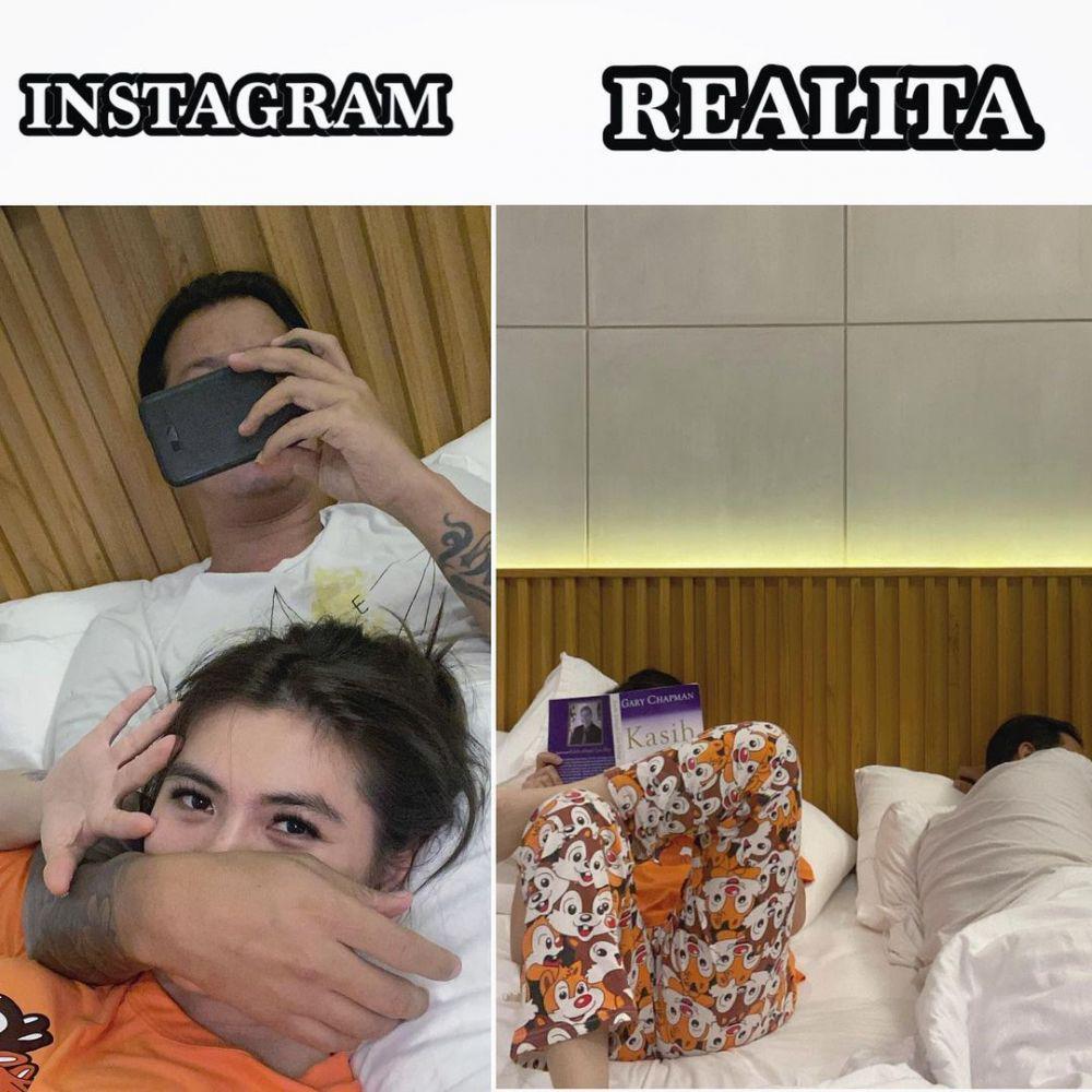 10 Foto Instagram Vs Realitas Artis Tanah Air, Gak Seindah Itu