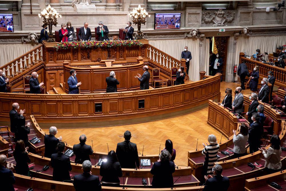 Ruang sidang parlemen Portugal. twitter.com/antoniocostapm/
