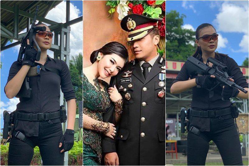 Istri Polisi, 9 Gaya Kezia Warouw Vs Rica Andriani Latihan Tembak