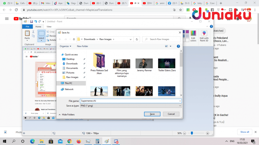 Cara screenshot layar. duniaku.com/Adhitya Daniel