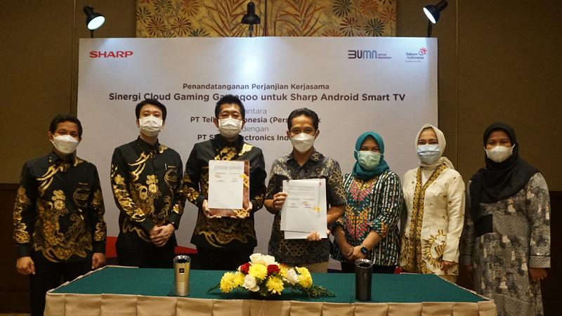 Bareng Telkom, Sharp Luncurkan TV Dengan Cloud Gaming di Indonesia!