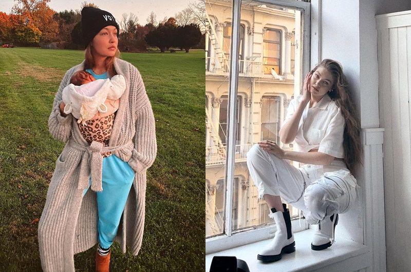 Tetap Kencang, 10 Potret Flawless Gigi Hadid Usai Melahirkan