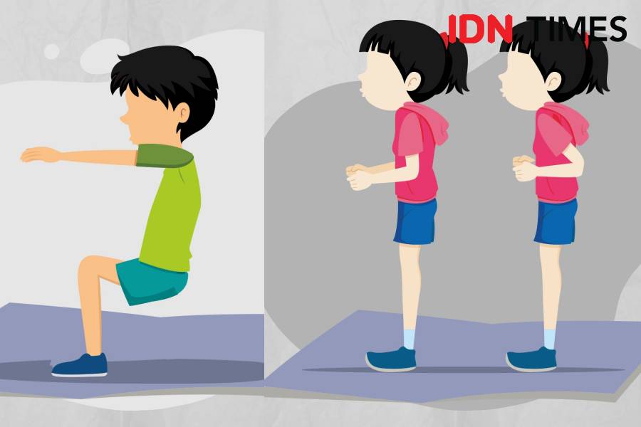 Ilustrasi latihan untuk pasien COVID-19. IDN Times/Sukma Mardya Shakti