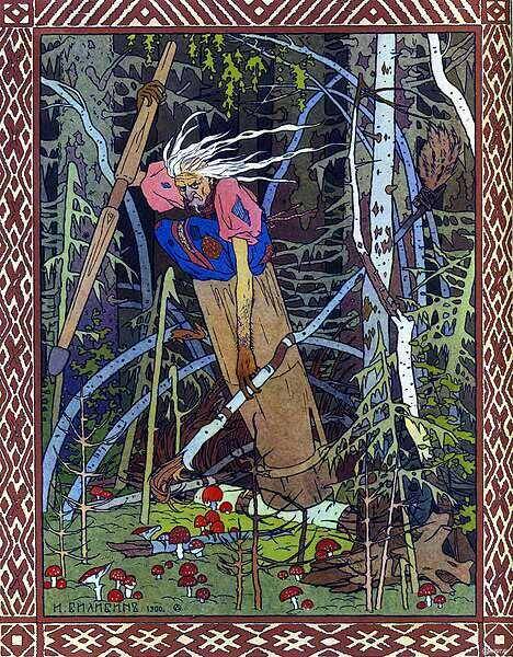 (Ilustrasi Baba Yaga) m.wikimedia.com/Ivan Bilibin