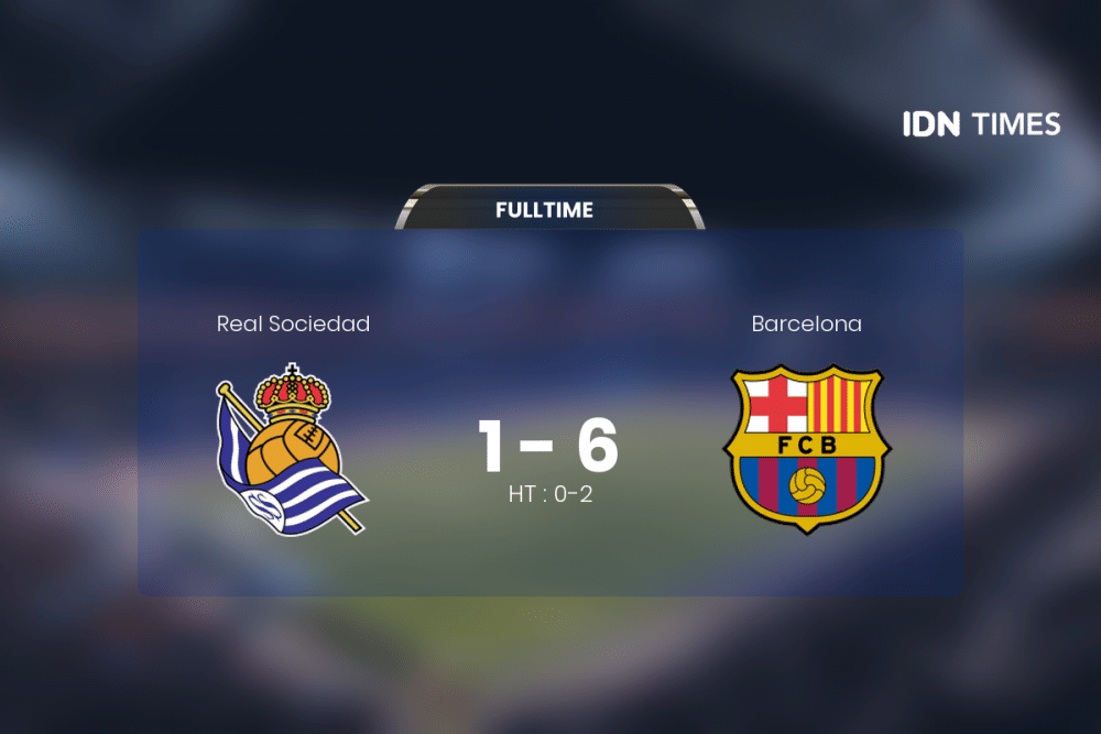 Real Sociedad Dihajar Barcelona 1-6, R. Koeman Puji Pemain