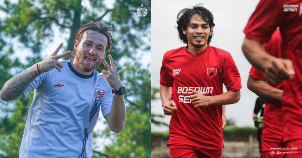 Gelandang Persija Jakarta, Marc Klok - Gelandang PSM Makasssar, Rasyid Bakri (Instagram.com/persija - Instagram.com/psm_makassar)