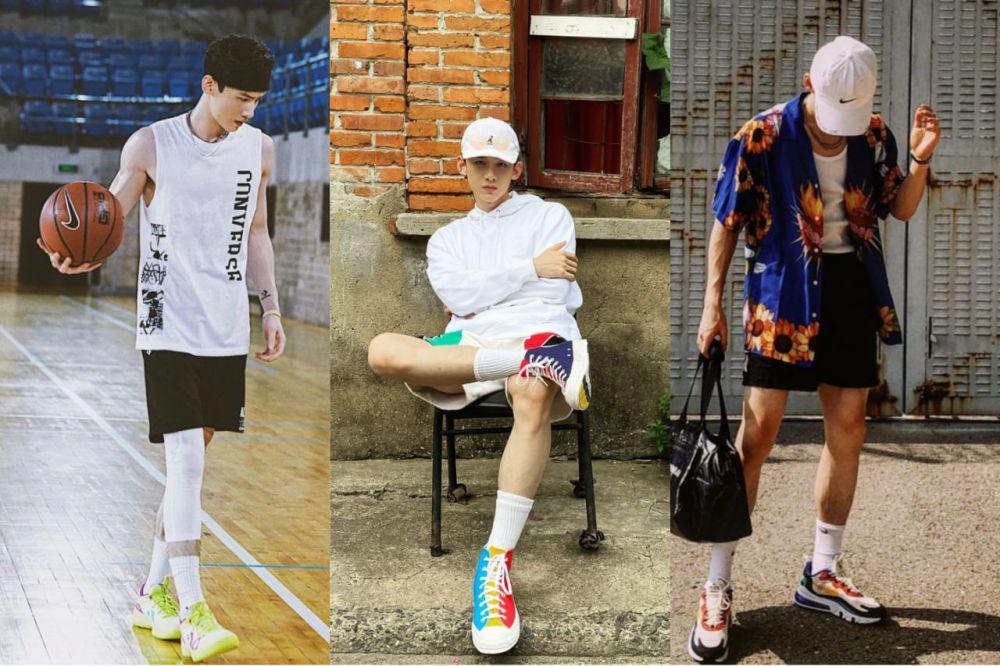 9 Ide Padu Padan Celana Pendek Ala Aktor Bai Jing Ting, Swag Abis!