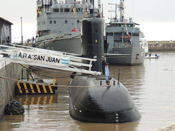 Kapal selam ARA San Juan ketika berlabuh. instagram.com/elsol_noticias/