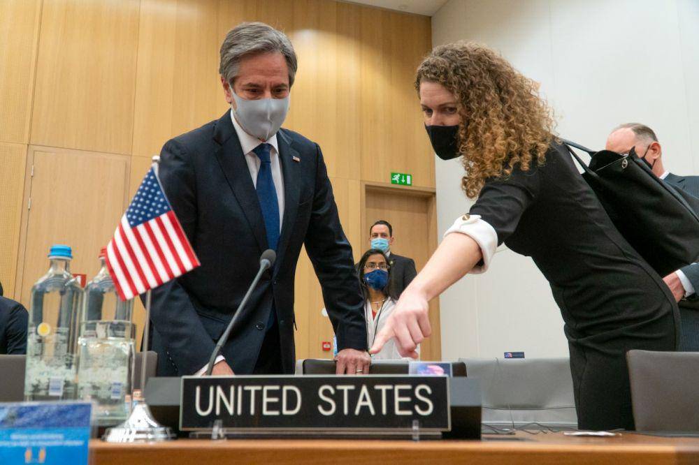 Dalam kunjungannya ke Brussel, Belgia, Blinken juga membahas mengenai Rusia, Tiongkok, Turki, dan Iran. Sumber:twitter.com/Secretary Antony Blinken