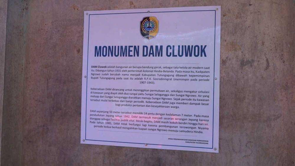 DeskripsiBangunan dam Cluwok. IDN Times / Bramanta Pamungkas