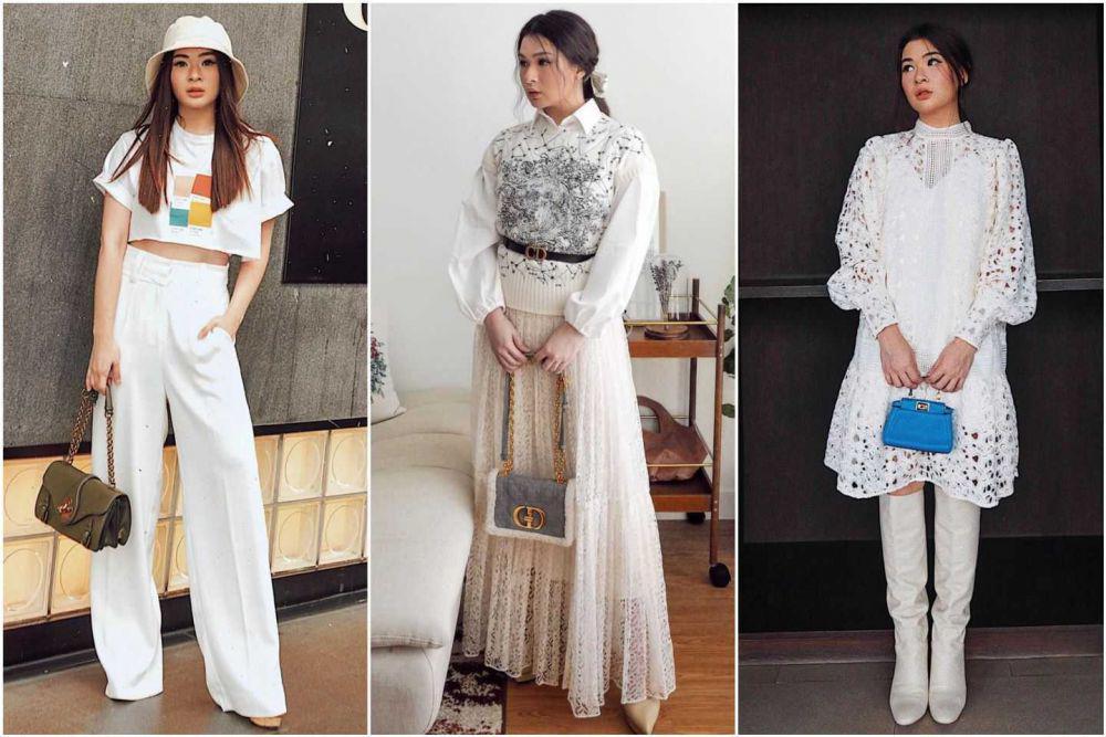10 Ide Outfit Serba Putih yang Bersahaja ala Selebgram Anaz Siantar