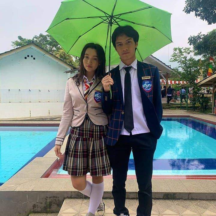 Megan Domani dan Farhan Rasyid (instagram.com/mylovemyenemy_sinemart)