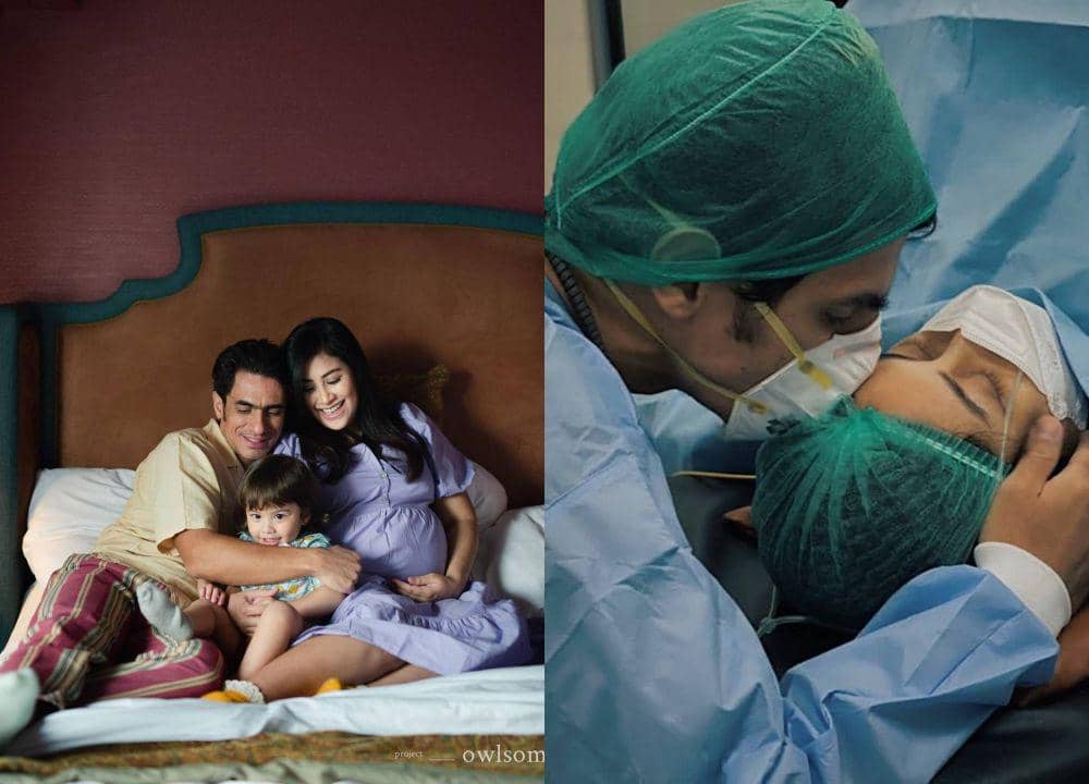 10 Momen Gadis Sadiqah dari Hamil hingga Melahirkan Anak Kedua