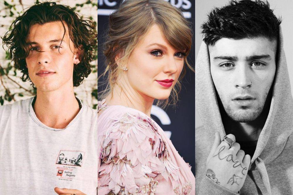instagram.com/shawnmendes | instagram.com/taylorswift | instagram.com/zayn