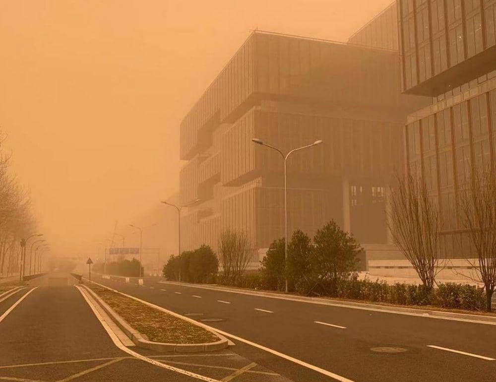 Kota Beijing Kembali Dihantam Badai Pasir Besar