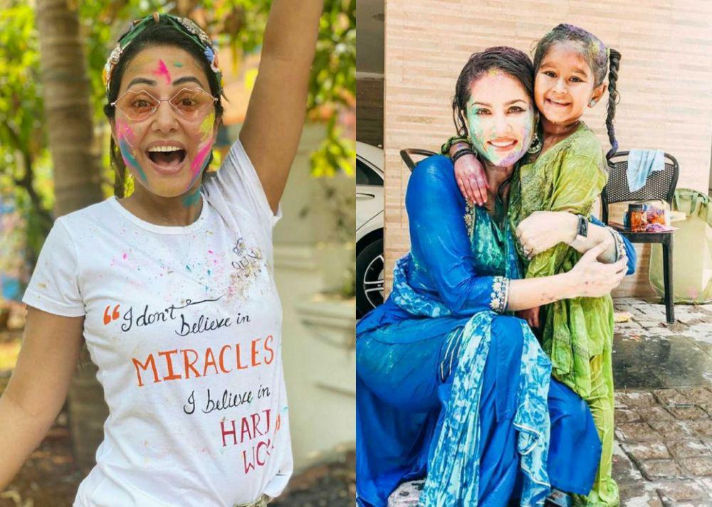 Penuh Kegembiraan, 9 Potret Artis Bollywood Rayakan Holi Saat Pandemik
