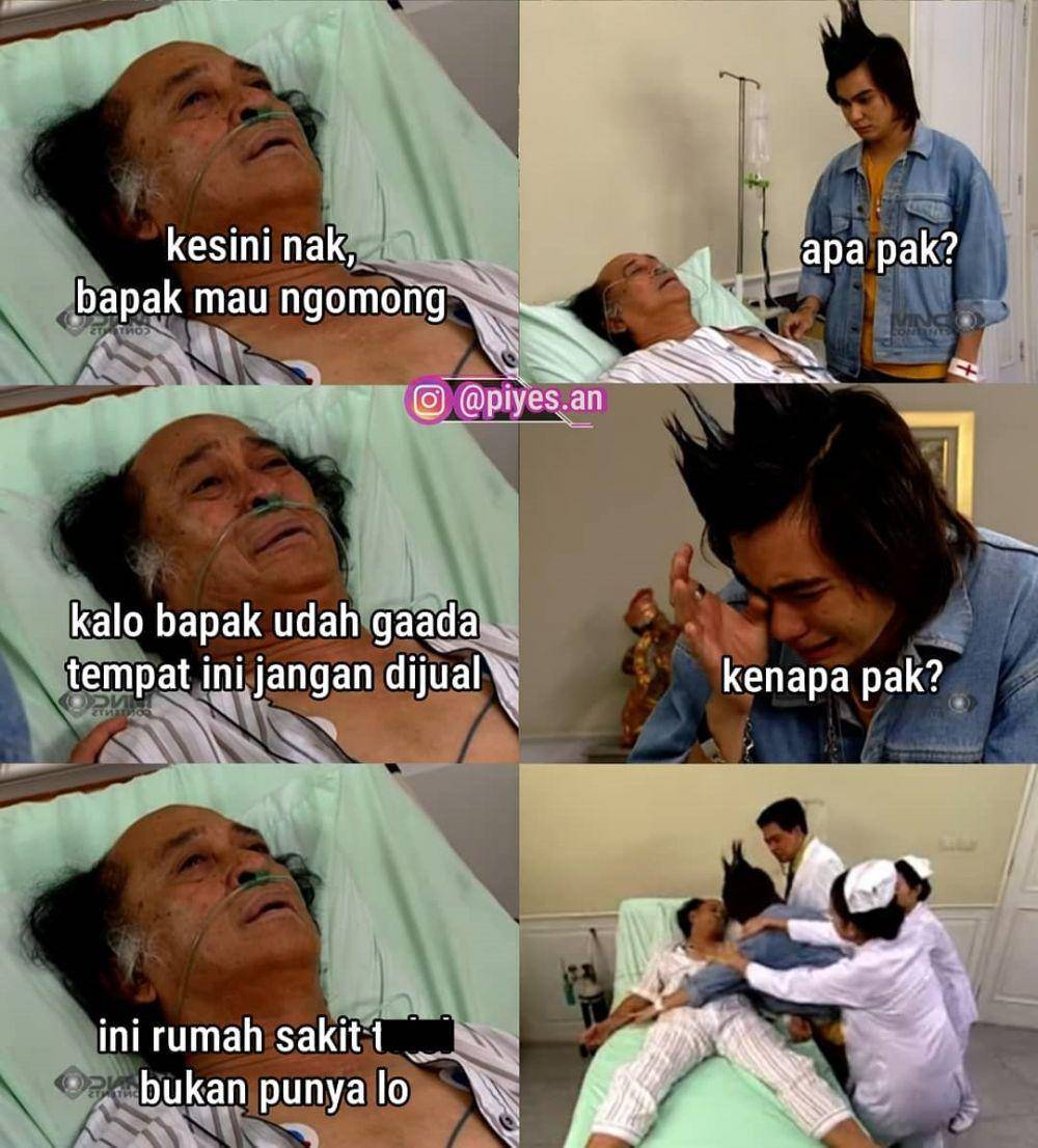 Meme keinginan terakhir di sinetron azab. (instagram.com/piyes.an)