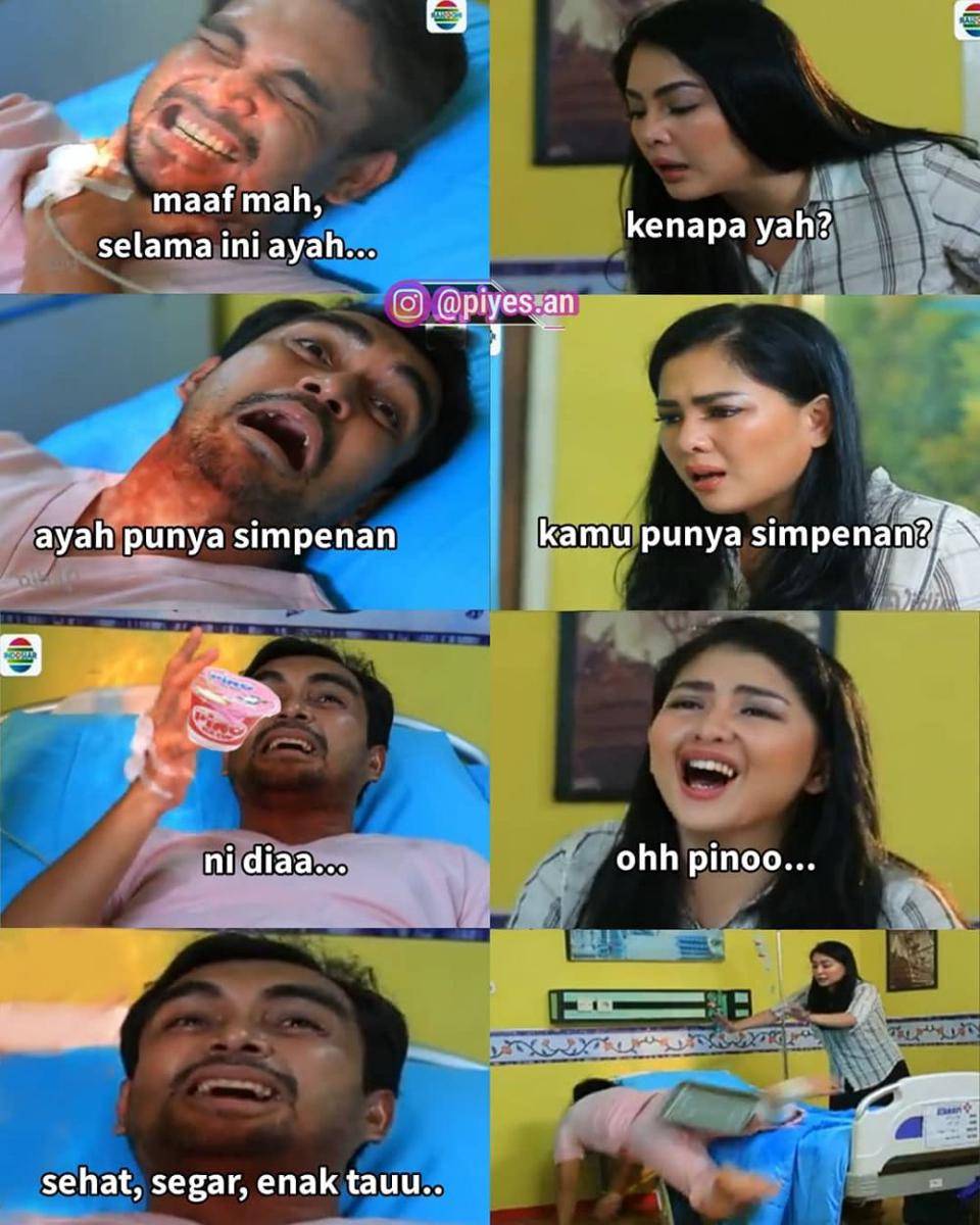 Meme keinginan terakhir di sinetron azab. (instagram.com/tvindonesiawkwk)