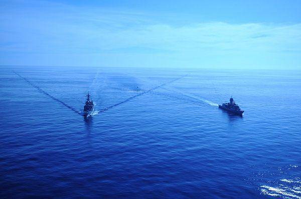 Suasana di sekitar wilayah Laut Cina Selatan. (Twitter.com/ModJapan_en)